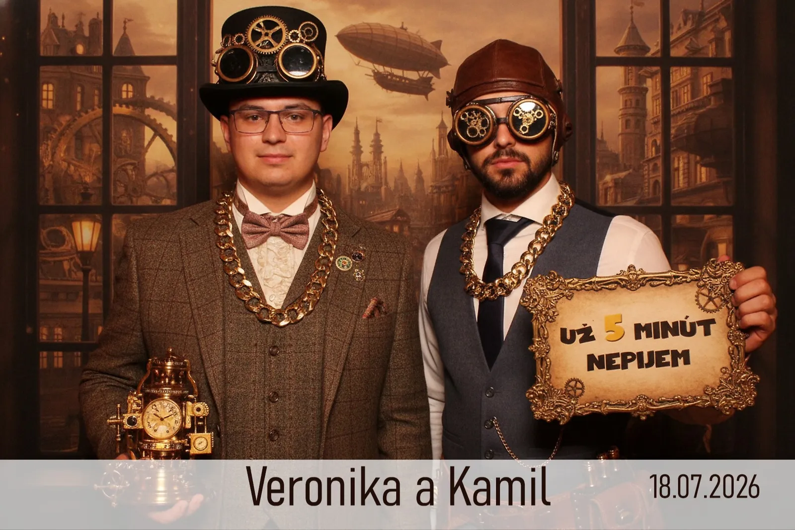 Ukážka z fotobúdky – Steampunk